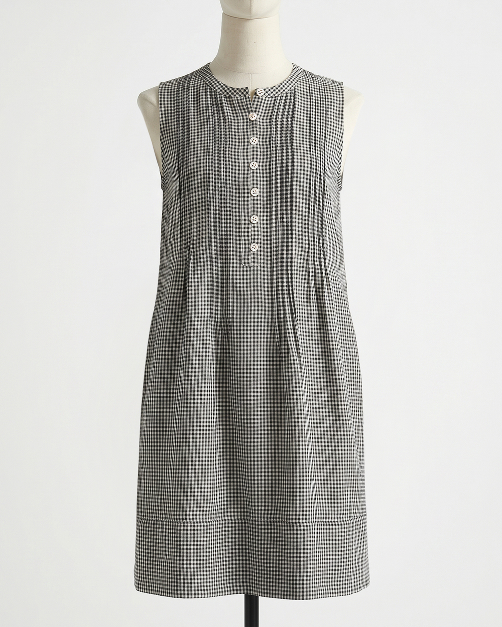 100% European Linen Sleeveless Swing Dress